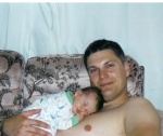 07 - sleeping on daddys chest